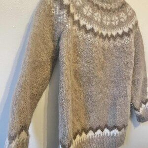 Hand Knit Icelandic Wool Sweater